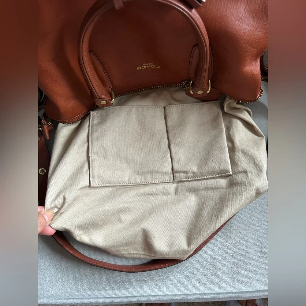 Coach Satchel Leather  Bag